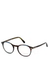 Tom Ford Eyewear Round Frame Glasses In Crl
