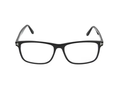 Tom Ford Eyeglasses  Ft5752-b 001 57/16/145 In Black