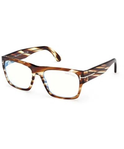 Tom Ford Eyeglasses Ft6035-b 55055 In Brown