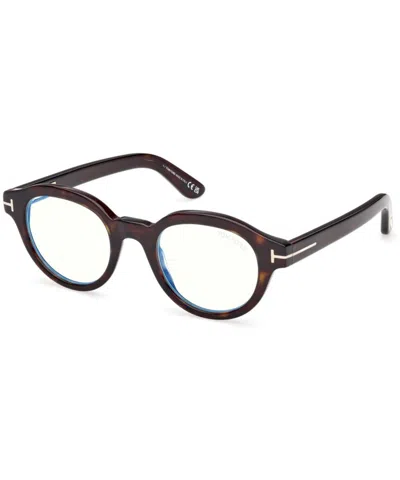 Tom Ford Eyeglasses Ft6037-b 49052 In Brown