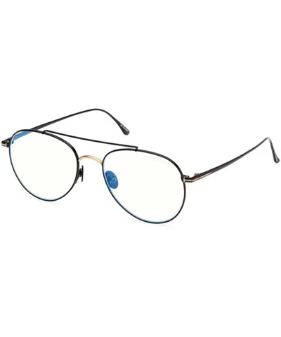 Tom Ford Eyeglasses Ft6040-b 53001 In Black