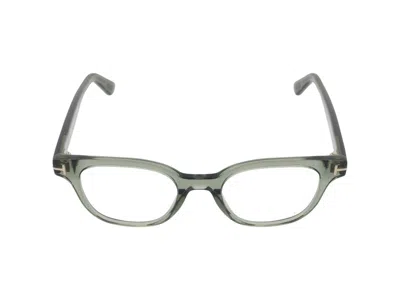 Tom Ford Ft6130-b Eyeglasses In Green