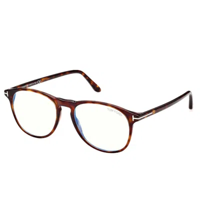 Tom Ford Round-frame Glasses In Brown