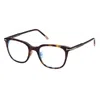 Tom Ford Eyeglasses Square Full Rim, Light Gray Frame And Clear Blue Light Block Lens Ft5776-d-b020 In Brown