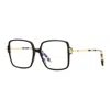 Tom Ford Women's Opticals Black 53mm Opticals In Multi