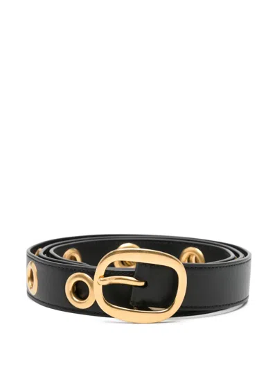 TOM FORD EYELET-DETAIL BELT