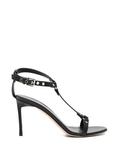 Tom Ford Eyelet-embellishment Sandals In Black