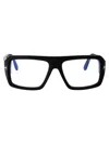 Tom Ford Ft5903b Logo-engraved Square-frame Glasses In 001 Nero Lucido