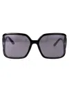Tom Ford Butterfly Sunglasses Ft1089 01 C In 01c Nero Lucido / Fumo Specchiato