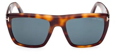 Tom Ford Eyewear Alberto Square Frame Sunglasses In Brown