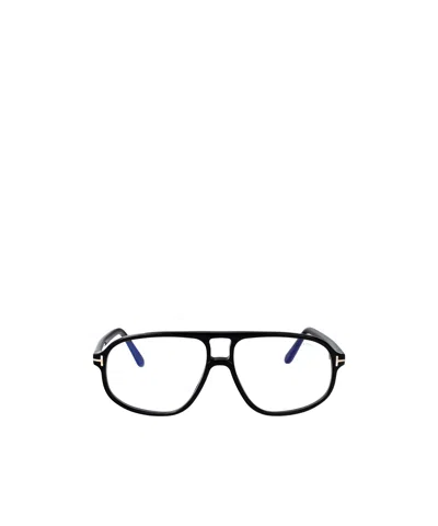 Tom Ford Blue Block Optical Navigator Acetate Sunglasses In Multi