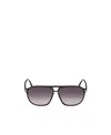 Tom Ford Eyewear Aviator Frame Sunglasses In Black