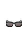 Tom Ford Eyewear Brigitta Rectangle Frame Sunglasses In Black