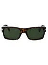 Tom Ford Rectangle-frame Sunglasses In Brown