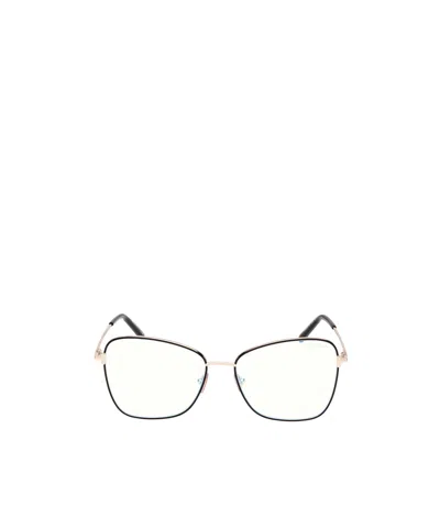 Tom Ford Eyewear Butterfly-frame Glasses In White