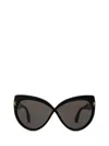 Tom Ford Eyewear Butterfly-frame Sunglasses In Black
