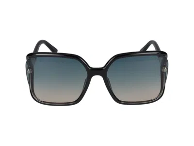 Tom Ford Eyewear Butterfly Frame Sunglasses In Black