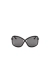 Tom Ford Eyewear Butterfly Frame Sunglasses In Black