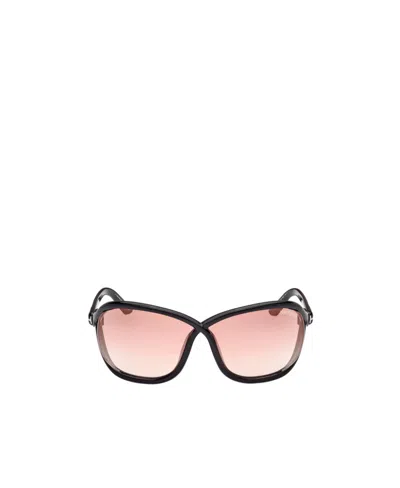 Tom Ford Eyewear Butterfly Frame Sunglasses In Pink
