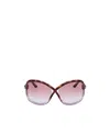 Tom Ford Eyewear Butterfly Frame Sunglasses In Pink