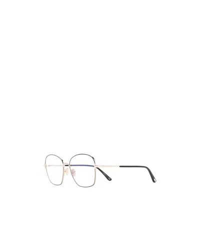 Tom Ford Eyewear Butterfly-frame Glasses In Gold