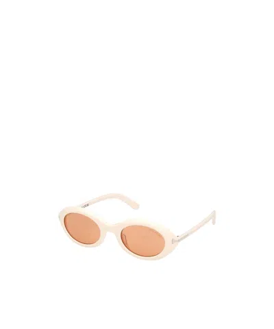 Tom Ford Eyewear Carmen Oval-frame Sunglasses In Neutral