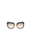 Tom Ford Eyewear Cat-eye Frame Sunglasses In Black