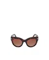 Tom Ford Lucilla 51mm Gradient Cat Eye Sunglasses In Brown