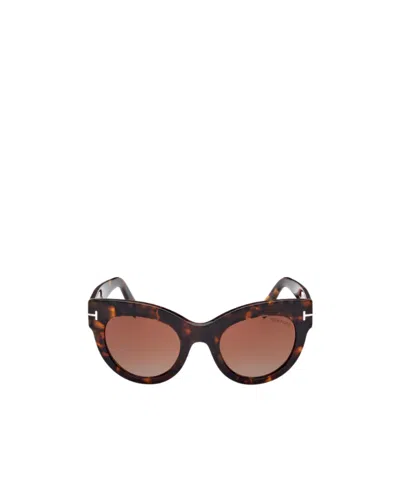 TOM FORD TOM FORD EYEWEAR CAT-EYE FRAME SUNGLASSES