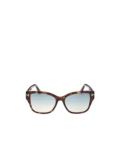 Tom Ford Eyewear Cat-eye Sunglasses In White