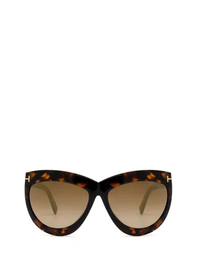 Tom Ford Eyewear Doris Cat Eye Sunglasses In Multi