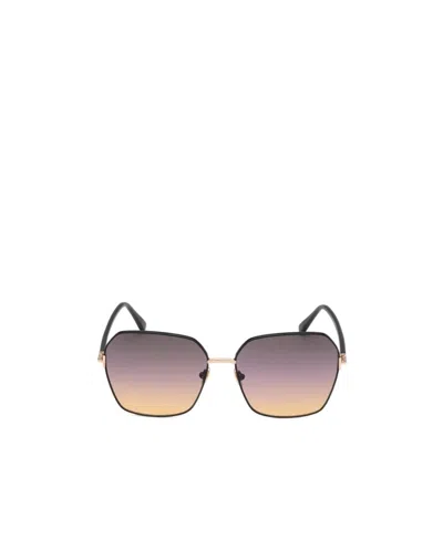TOM FORD TOM FORD EYEWEAR CLAUDIA HEXAGONAL-FRAME SUNGLASSES