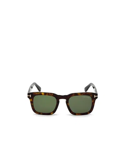 Tom Ford Eyewear Dax Sunglasses In Green