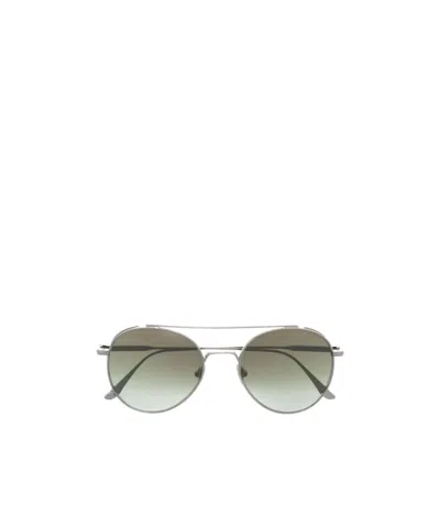 Tom Ford Eyewear Declan Aviator-frame Sunglasses In Gray