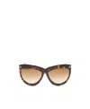 Tom Ford Eyewear Doris Cat Eye Sunglasses In Nude