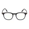 Tom Ford 53mm Square Blue Light Blocking Glasses In Black