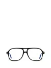 Tom Ford Geometric Frame Plain Mirror In Black