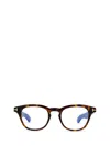 Tom Ford Ft5976b 052 Round-frame Glasses In Brown