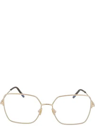Tom Ford Eyewear Eyeglasses In Gold
