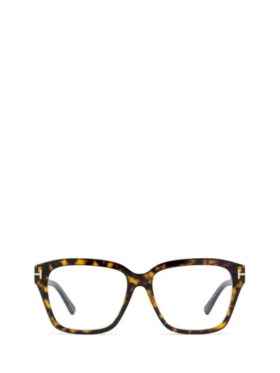 Tom Ford Eyewear Eyeglasses In Havana / Monocolor