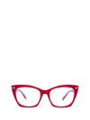 Tom Ford Cat-eye Frame Glasses In Shiny Dark Pink