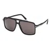 Tom Ford Womens Black Tr001927 Kemp Pilot-frame Acetate Sunglasses In Black