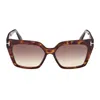 Tom Ford Winona 53mm Gradient Cat Eye Sunglasses In Neutral
