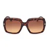 Tom Ford Eyewear Square-frame Sunglasses In Brown