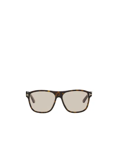 Tom Ford Eyewear Frances Square Frame Sunglasses In White