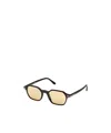 Tom Ford Eyewear Geometric Frame Sunglasses In Black