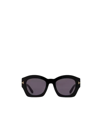 Tom Ford Eyewear Geometric-frame Sunglasses In Black