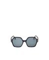 Tom Ford Eyewear Geometric Frame Sunglasses In Gray