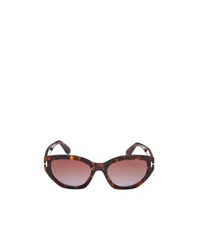 Tom Ford Eyewear Geometric Frame Sunglasses In Multicolor