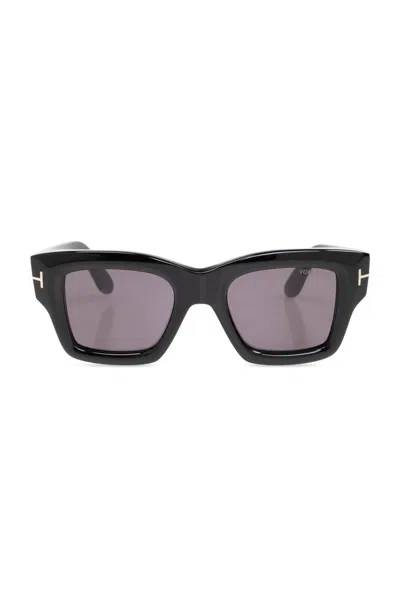 Tom Ford Eyewear Ilias Square Frame Sunglasses In Black